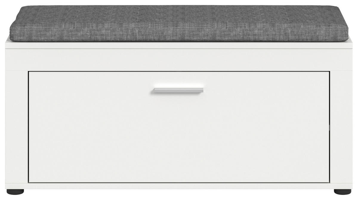 Sitzbank JAM weiß B/H/T: ca. 100x44x35 cm JAM - weiß (100,00/44,00/35,00cm) - xonox.home