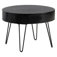 Couchtisch schwarz B/H/T: ca. 60x43x60 cm Couchtisch - schwarz (60,00/43,00/60,00cm) - Wohnling