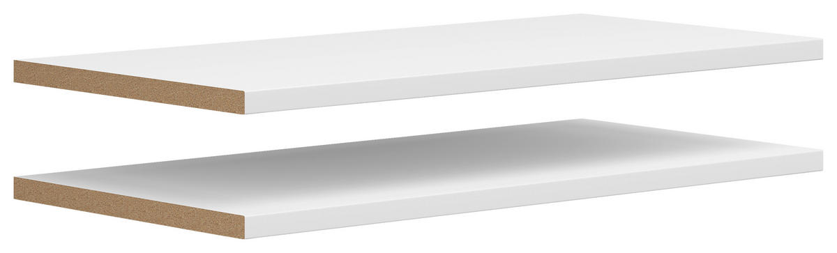Einlegeböden-Set Multi-Stauraum Typ 55 weiß B/H/T: ca. 77x2,2x36 cm Multi-Stauraum Typ 55 - weiß (77,00/2,20/36,00cm)
