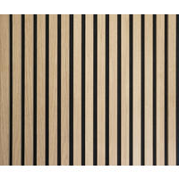 Akustikpaneel Eiche natur L/B/H: ca. 1,9x56,1x119 cm pro Stück Akustikplatte 119x56 Eiche furniert - Eiche natur (1,90/56,10/119,00cm)