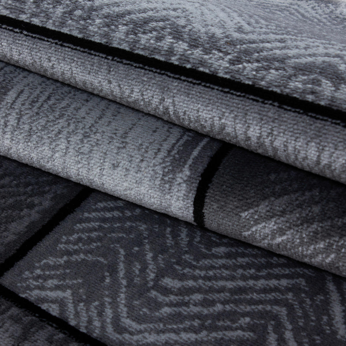 Ayyildiz Teppich PLUS schwarz B/L: ca. 80x150 cm PLUS - schwarz (80,00/150,00cm) - Ayyildiz