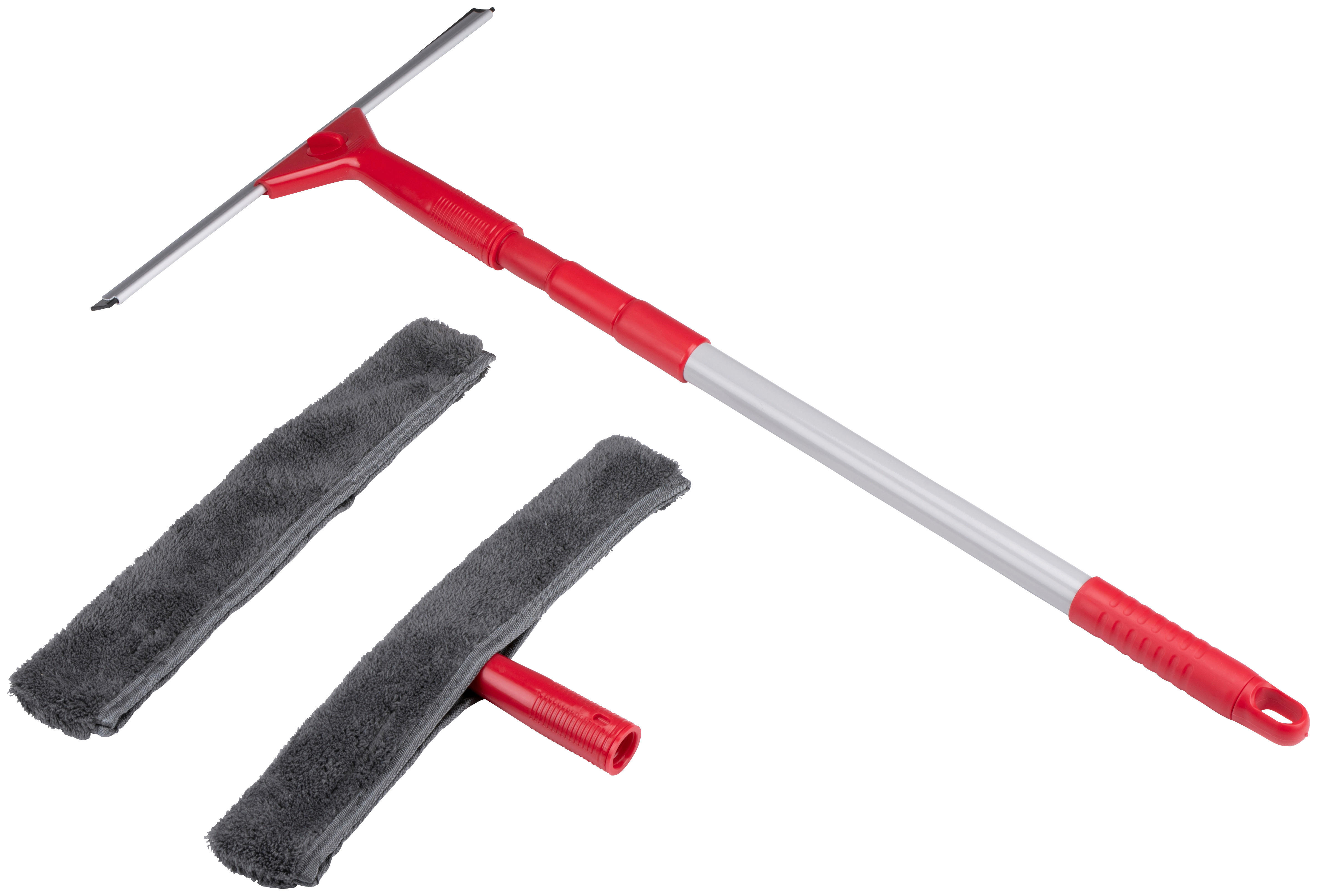 Dirt Devil Fensterreinigungs-Set Fensterreinigungsset - rot/grau (13,00/2,50/2,50cm) - Dirt Devil