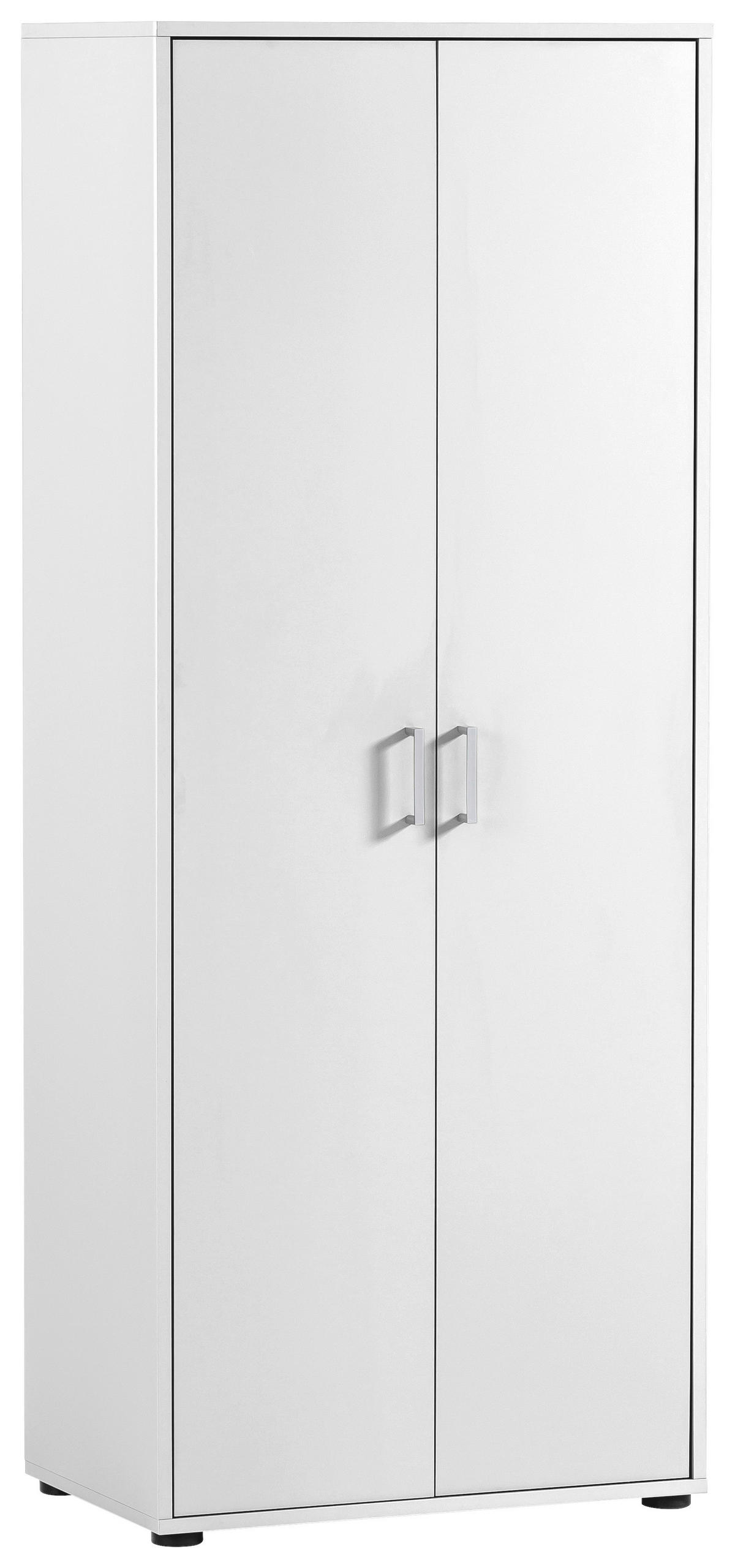 Hochschrank Niels weiß perlweiß Optik B/H/T: ca. 65x163,6x41 cm Niels - weiß (65,00/163,60/41,00cm) - Möbelpartner