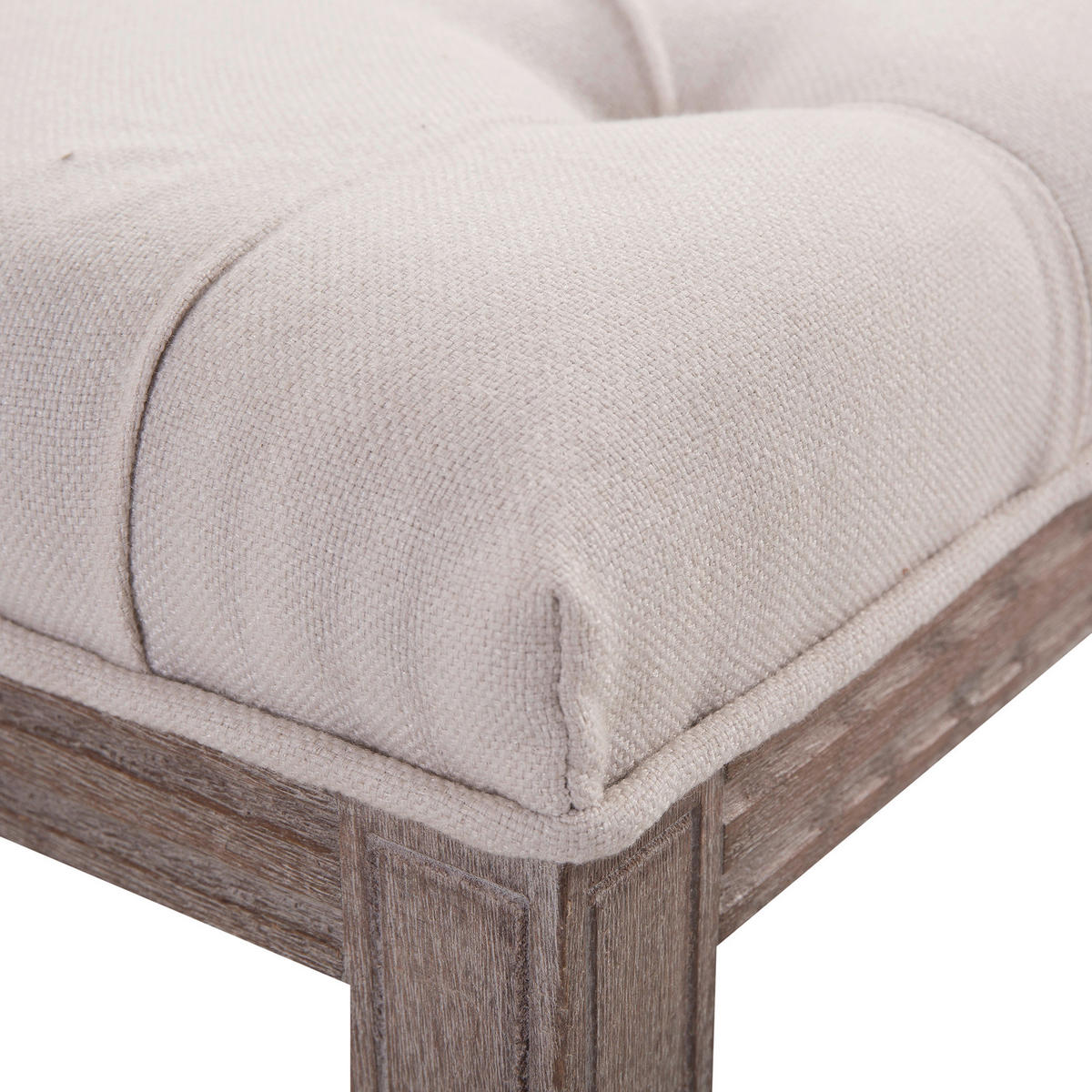 Polsterbank 831-227 beige B/H/T: ca. 142x51x47 cm 831-227 - braun/beige (142,00/51,00/47,00cm) - HOMCOM
