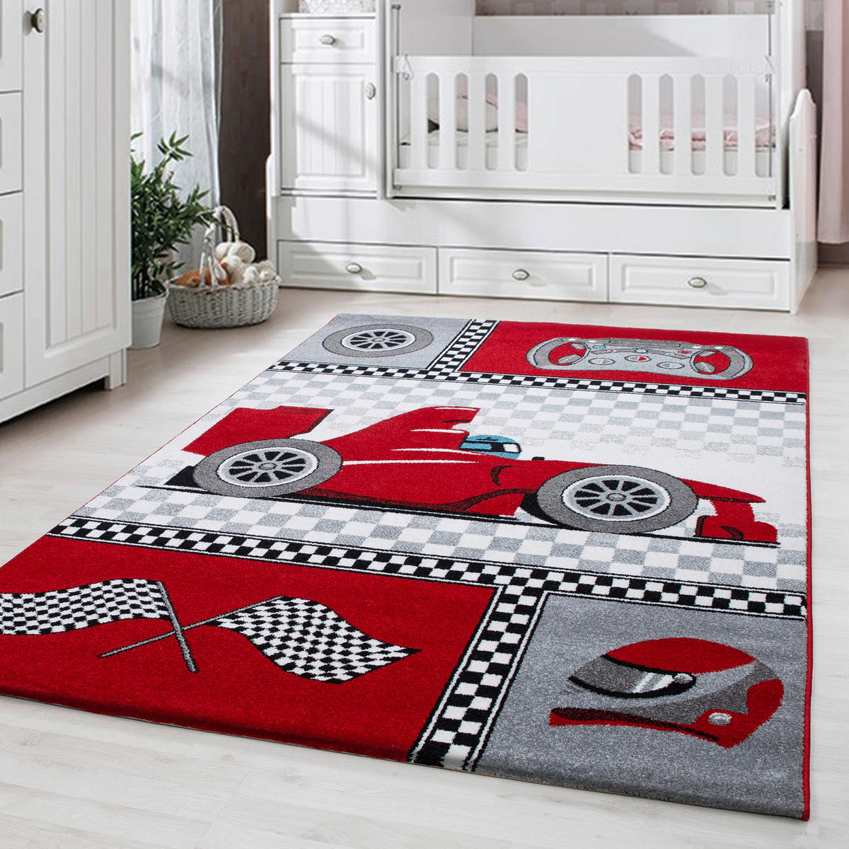 Ayyildiz Teppich KIDS rot B/L: ca. 200x290 cm KIDS - rot (200,00/290,00cm) - Ayyildiz