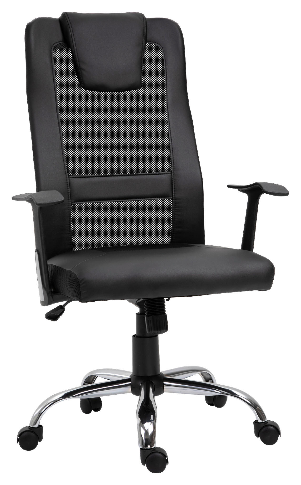 Drehstuhl 921-141BK schwarz 921-141BK - schwarz (66,00/108,00/73,00cm) - Vinsetto