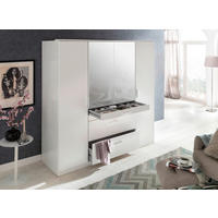 Kleiderschrank Aachen Alpinweiß B/H/T: ca. 180x198x58 cm Aachen - Alpinweiß (180,00/198,00/58,00cm)