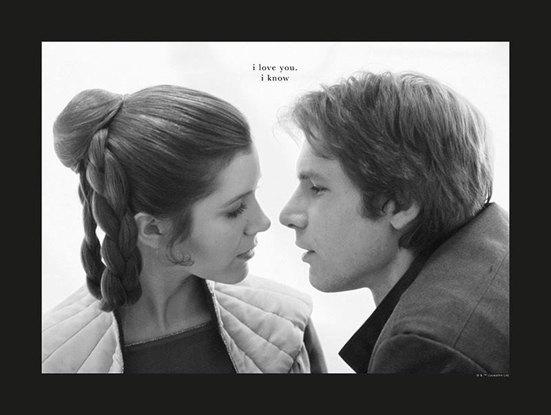 Komar Poster Star Wars Classic Leia Han Love Star Wars - Intro B/L: ca. 40x günstig online kaufen