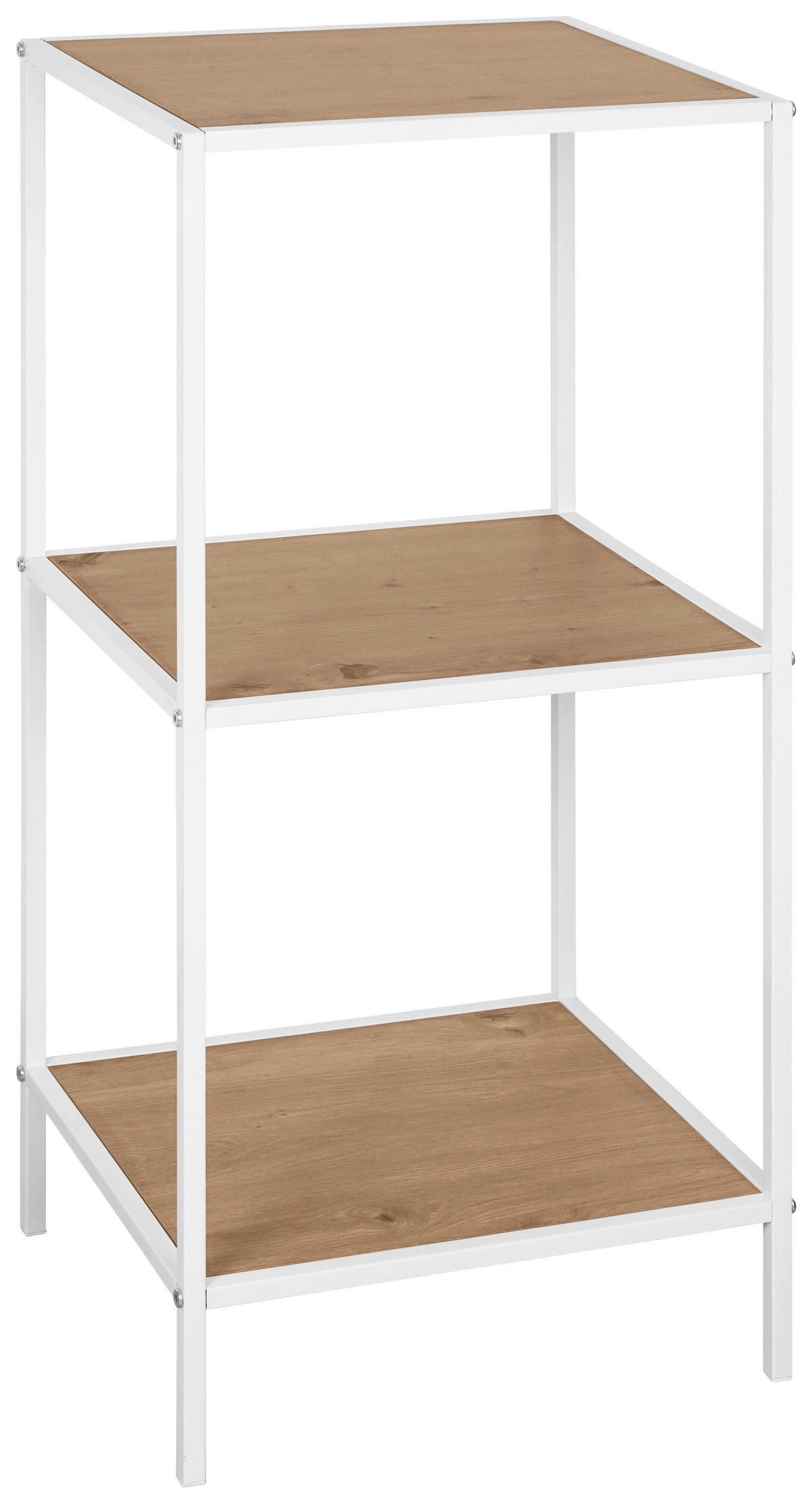 Standregal Sensation weiß Eiche Nachbildung B/H/T: ca. 37x82,5x33 cm Sensation - Eiche/weiß (37,00/82,50/33,00cm)