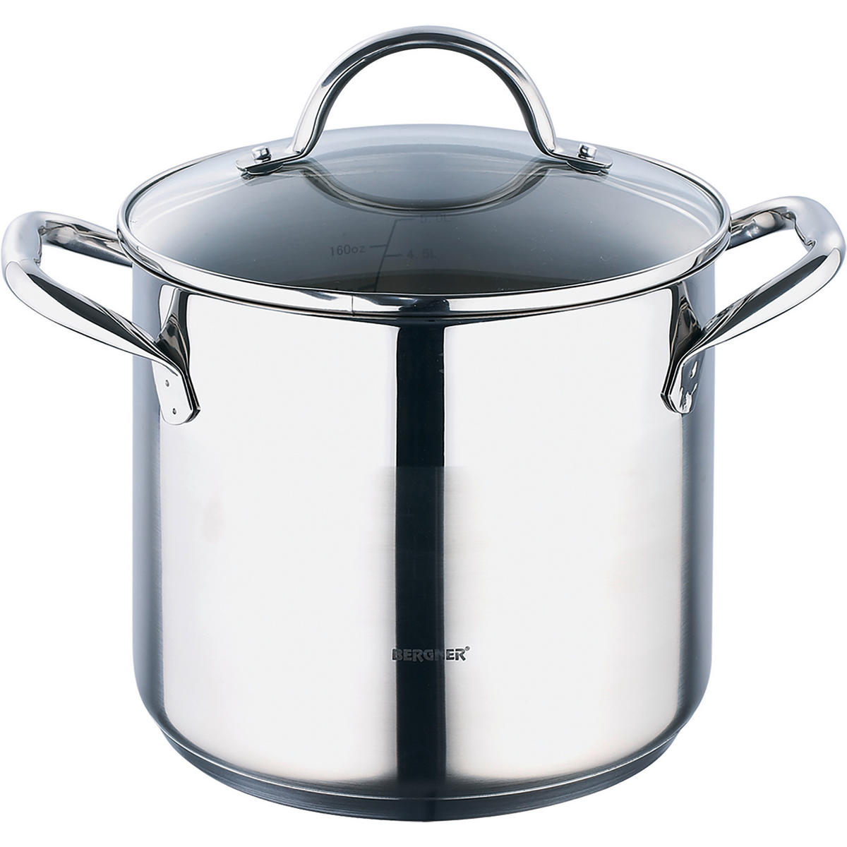 BERGNER Topfset Gourmet silber Edelstahl 3 tlg. Gourmet - silber - BERGNER