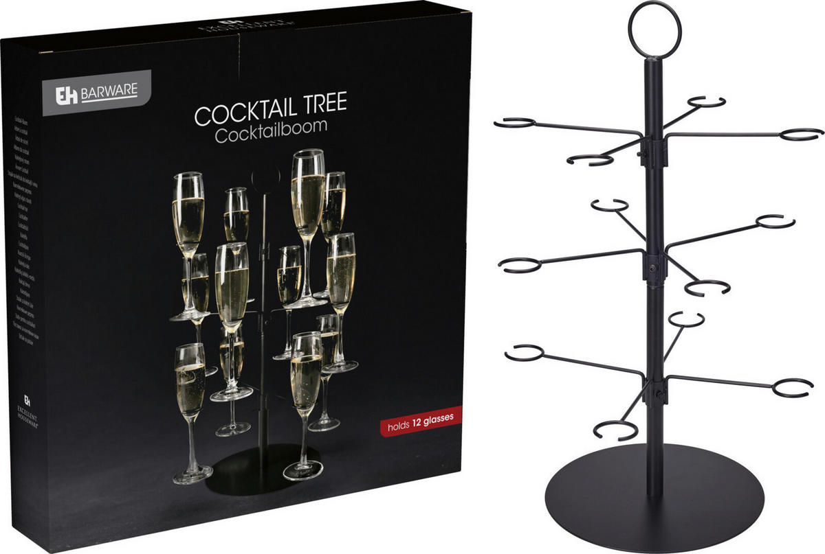 Etagere schwarz Stahl Etagere_3lagig - schwarz