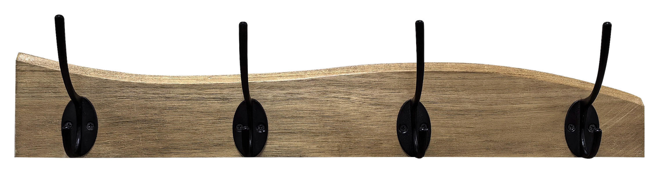 Wandgarderobe Bea braun schwarz B/H/T: ca. 45x10x8 cm Bea - braun/schwarz (45,00/10,00/8,00cm)