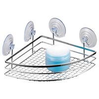 Wandregal silber Eisen B/H/L: ca. 20x9,5x20 cm Cassandra - silber (20,00/20,00/9,50cm) - Axentia