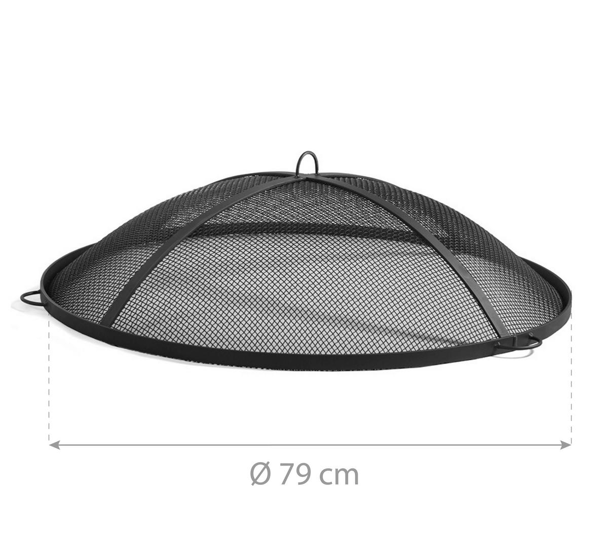 CookKing Grill 79 schwarz Stahl B/T: ca. 79x79 cm 79 - schwarz (79,00/79,00cm) - CookKing