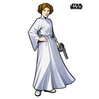 Komar Fototapete Star Wars XXL Princess Leia B/L: ca. 127x170 cm Star Wars XXL Princess Leia - (127,00/170,00cm) - Komar
