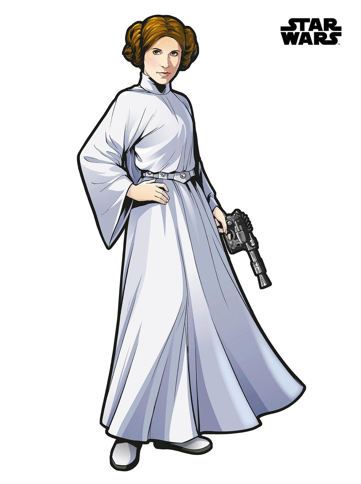 Komar Fototapete Star Wars XXL Princess Leia B/L: ca. 127x170 cm Star Wars XXL Princess Leia - (127,00/170,00cm) - Komar