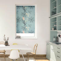 Rollo Aqua Floral blau B/L: ca. 80x150 cm Aqua Floral - blau (80,00/150,00cm) - LICHTBLICK