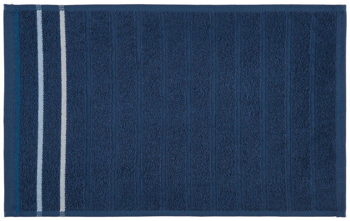 oh cosy Gästetuch Marta Marta - dunkelblau (30,00/50,00cm) - oh cosy