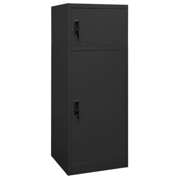 VidaXL Sattelschrank Sattelschrank - anthrazit (53,00/43,00/140,00cm) - VidaXL