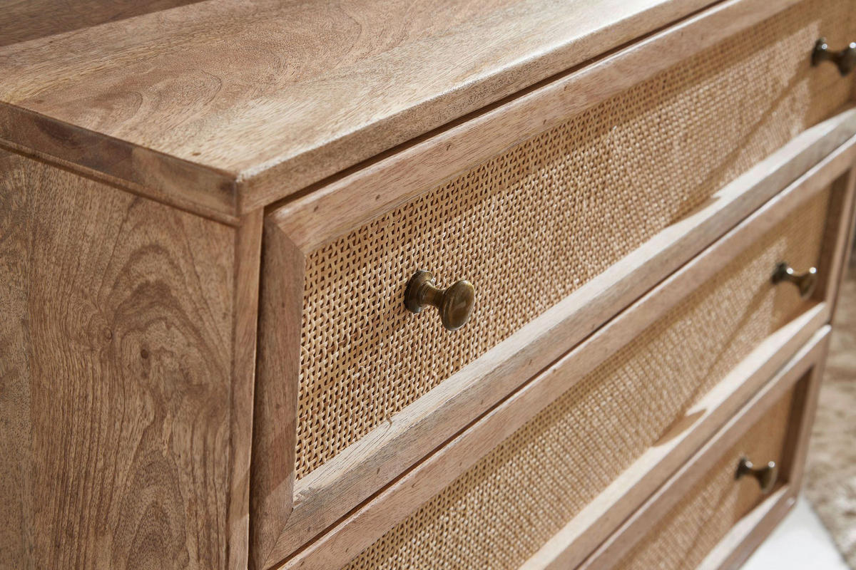 Sideboard natur B/H/T: ca. 80x75x40 cm Sideboard - natur (80,00/75,00/40,00cm) - Wohnling
