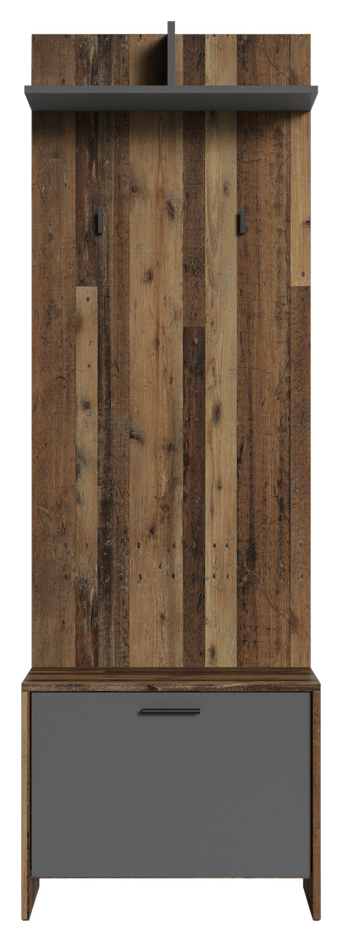 Garderobenset BEN Set 4-tlg. anthrazit BEN Set 4-tlg. - anthrazit - byLIVING