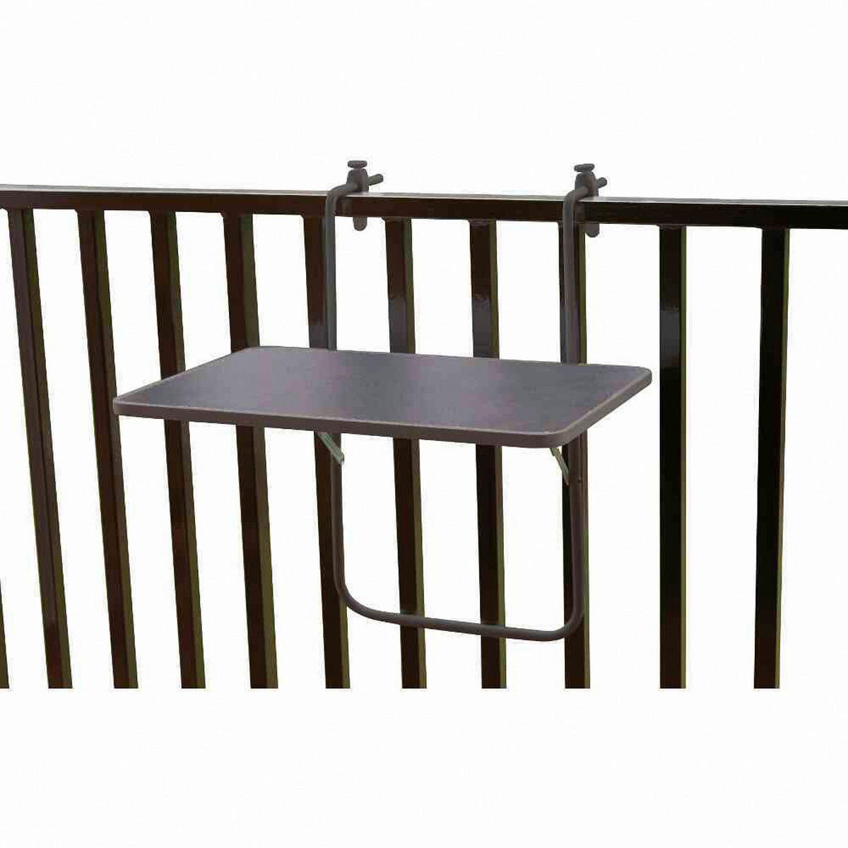 Alco Tisch anthrazit Kunststoff B/H/L: ca. 40x50x60 cm Balkonhängetisch - anthrazit (60,00/40,00/50,00cm) - Alco