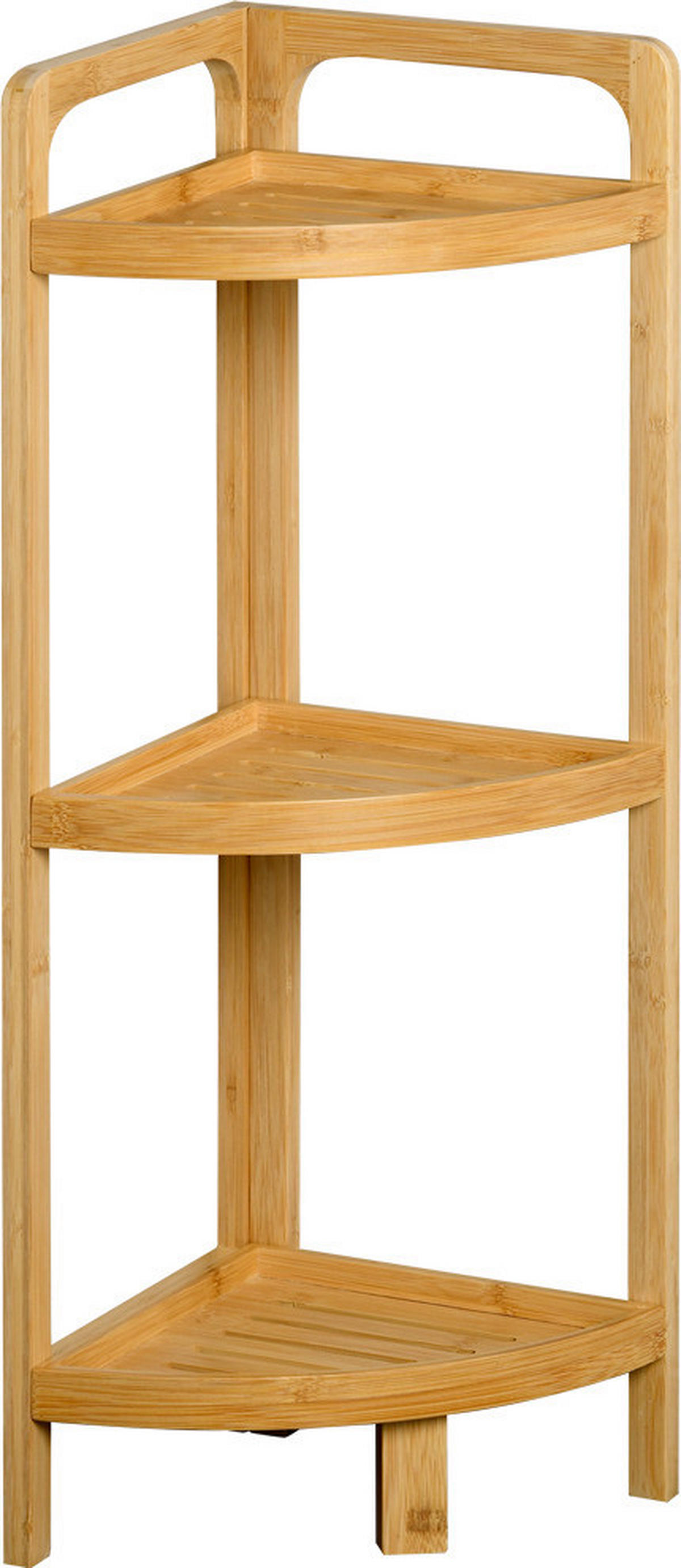 Kesper Eckregal natur Bambus B/H/L: ca. 23x70x23 cm Eckregal - natur (23,00/23,00/70,00cm) - Kesper