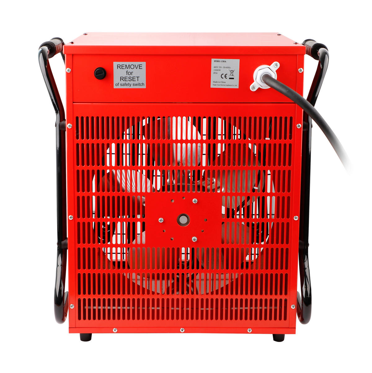 Heizlüfter rot Metall B/H/L: ca. 39,5x48x52,5 cm ca. 15000 W Power-Heizlüfter FH-117330 - rot (52,50/39,50/48,00cm)