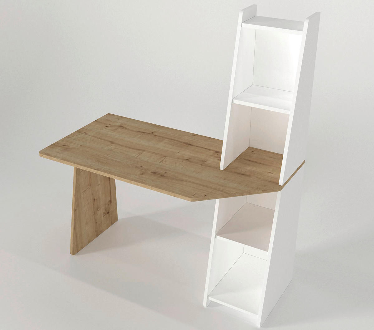 Schreibtisch Emery weiß Saphir Nachbildung B/H/T: ca. 120x74x60 cm Emery - Saphir/weiß (120,00/74,00/60,00cm) - moebel17