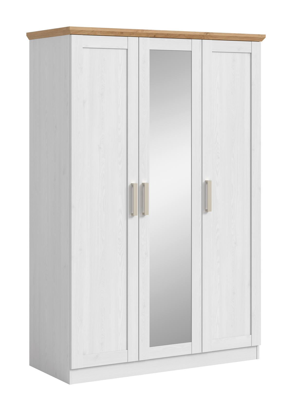 Kleiderschrank FLORENZ Sibiu Lärche Nachbildung Eiche Artisan Nachbildung B/H/T: ca. 124x184x54 cm FLORENZ - Eiche (124,00/184,00/54,00cm) - xonox.home