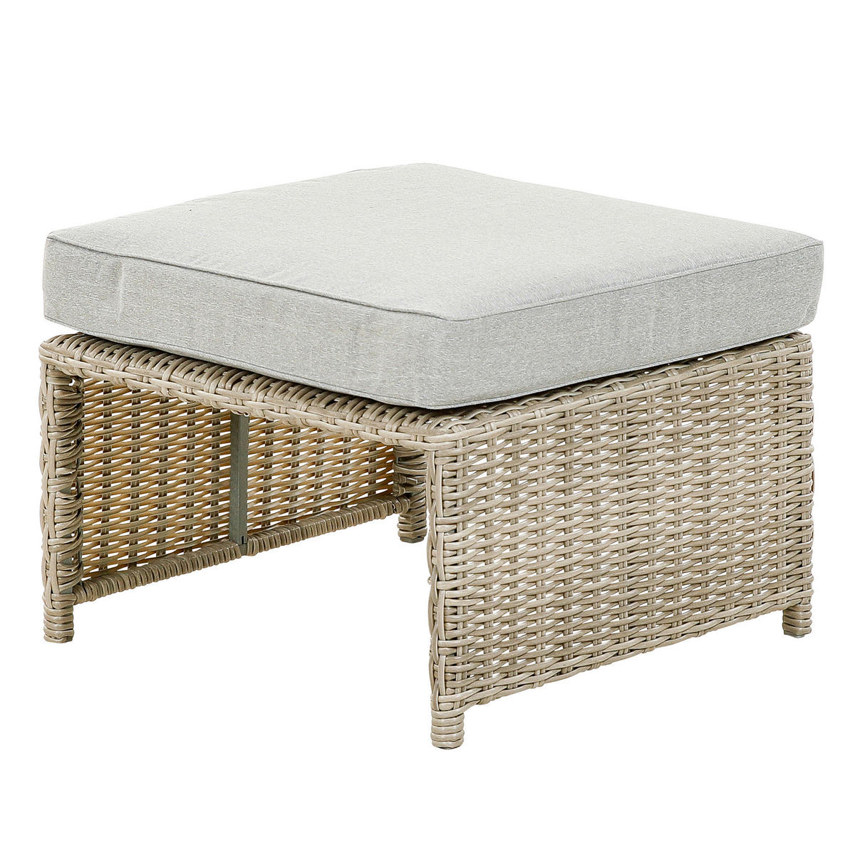 Greemotion Loungeset Olea mini hellbraun Polyester B/H/L: ca. 77x66,5x74,5 cm Olea mini - hellgrau/hellbraun (74,50/77,00/66,50cm) - Greemotion