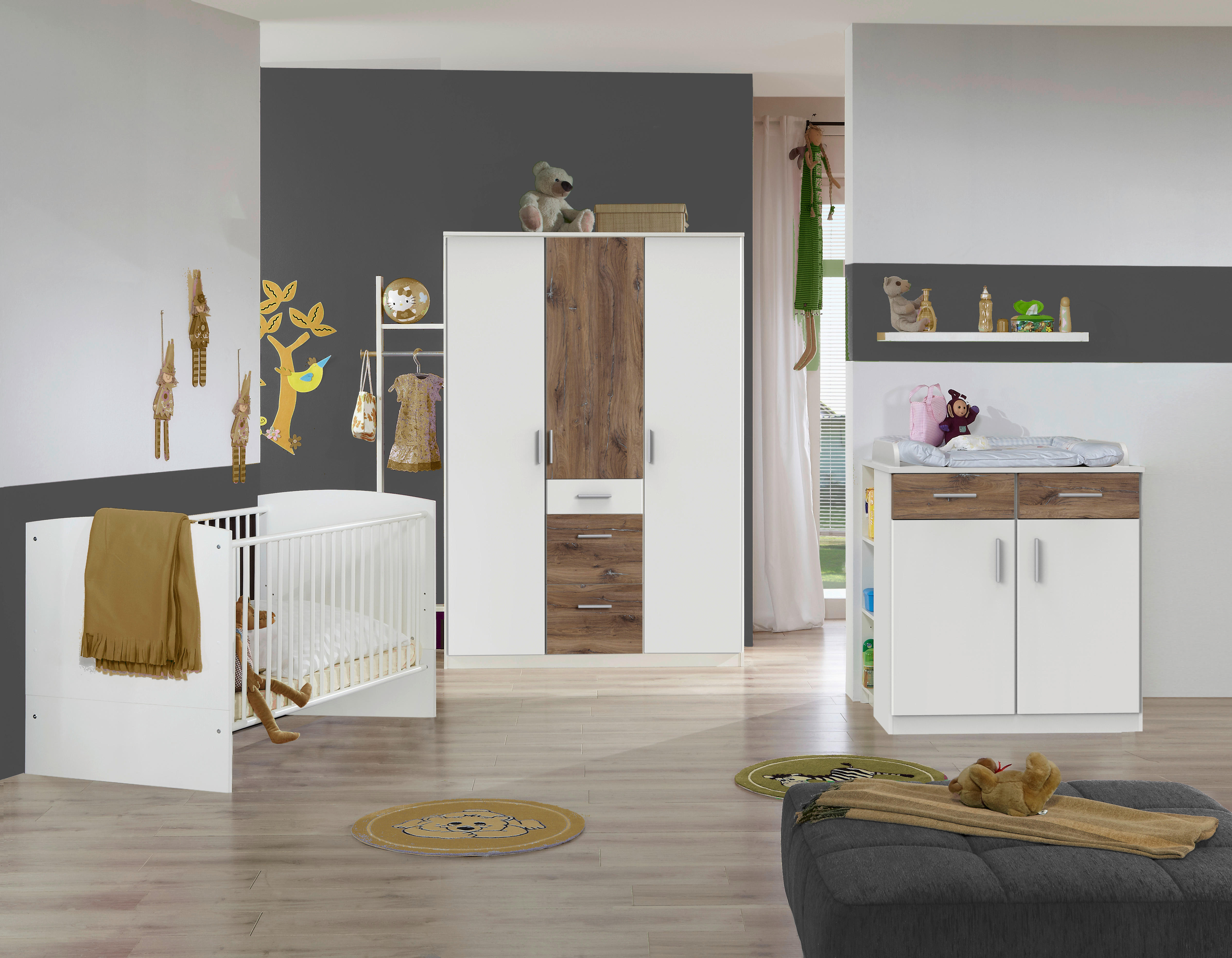 Thumbnail - Regal für Wickelkommode Joker weiß B/H/T: ca. 32x98x38 cm