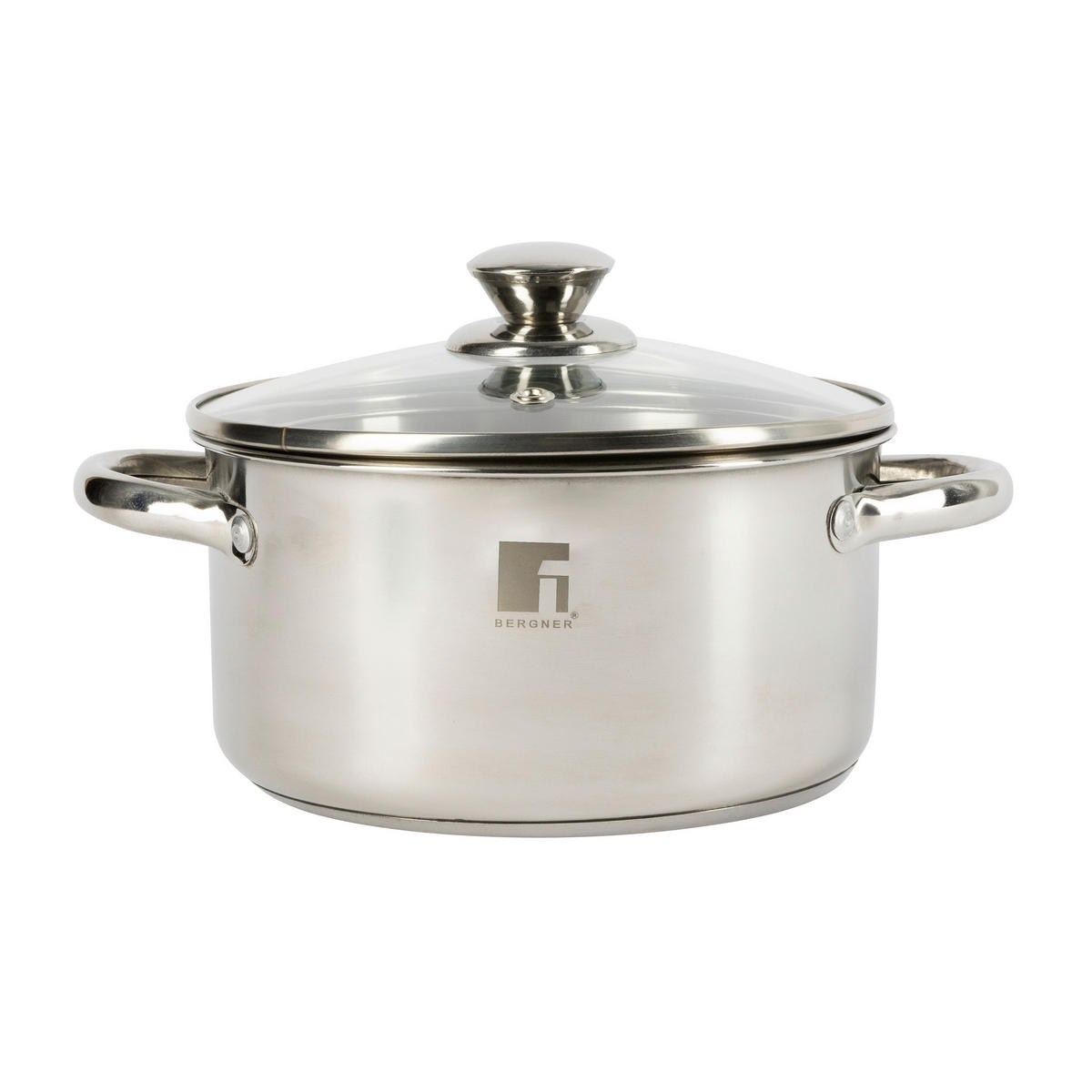 BERGNER Topfset Alea silber Edelstahl 6 tlg. Alea - silber - BERGNER