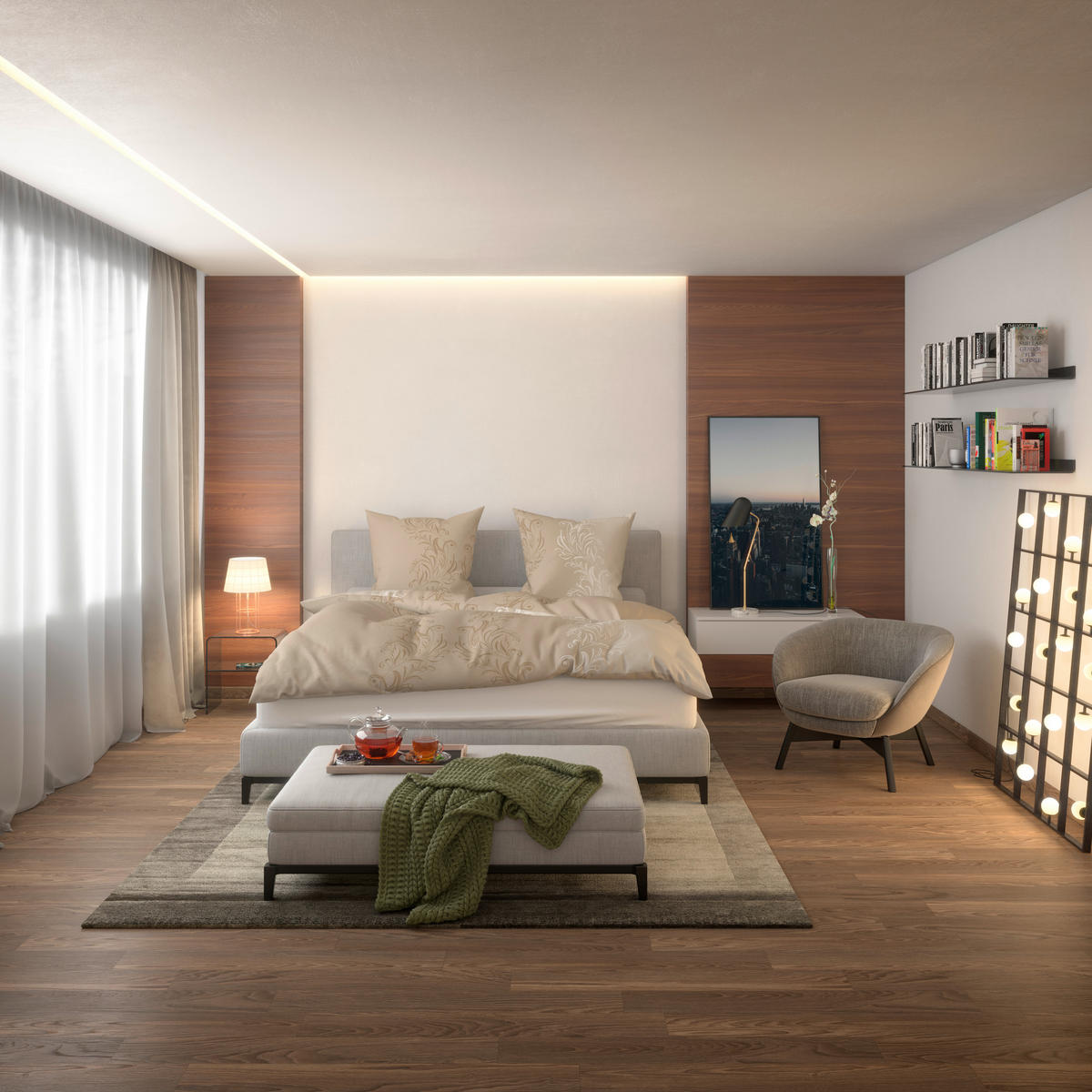 Baumwoll Bettwäsche Biber Bettwäsche_Biber_Catharina 200x200 - sand/taupe (200,00/200,00cm) - beau rêve