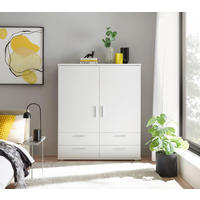 Kommode Adeline weiß B/H/T: ca. 120x140x38 cm Adeline - weiß (120,00/140,00/38,00cm)