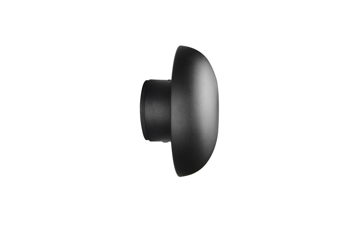 Reality LED Wandleuchte DAVEY mattschwarz Metall 1 Brennstellen Davey - mattschwarz - Reality