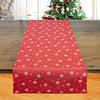 Tischläufer Tischläufer Schneeflocke 40x140cm - rot (40,00/100,00cm)