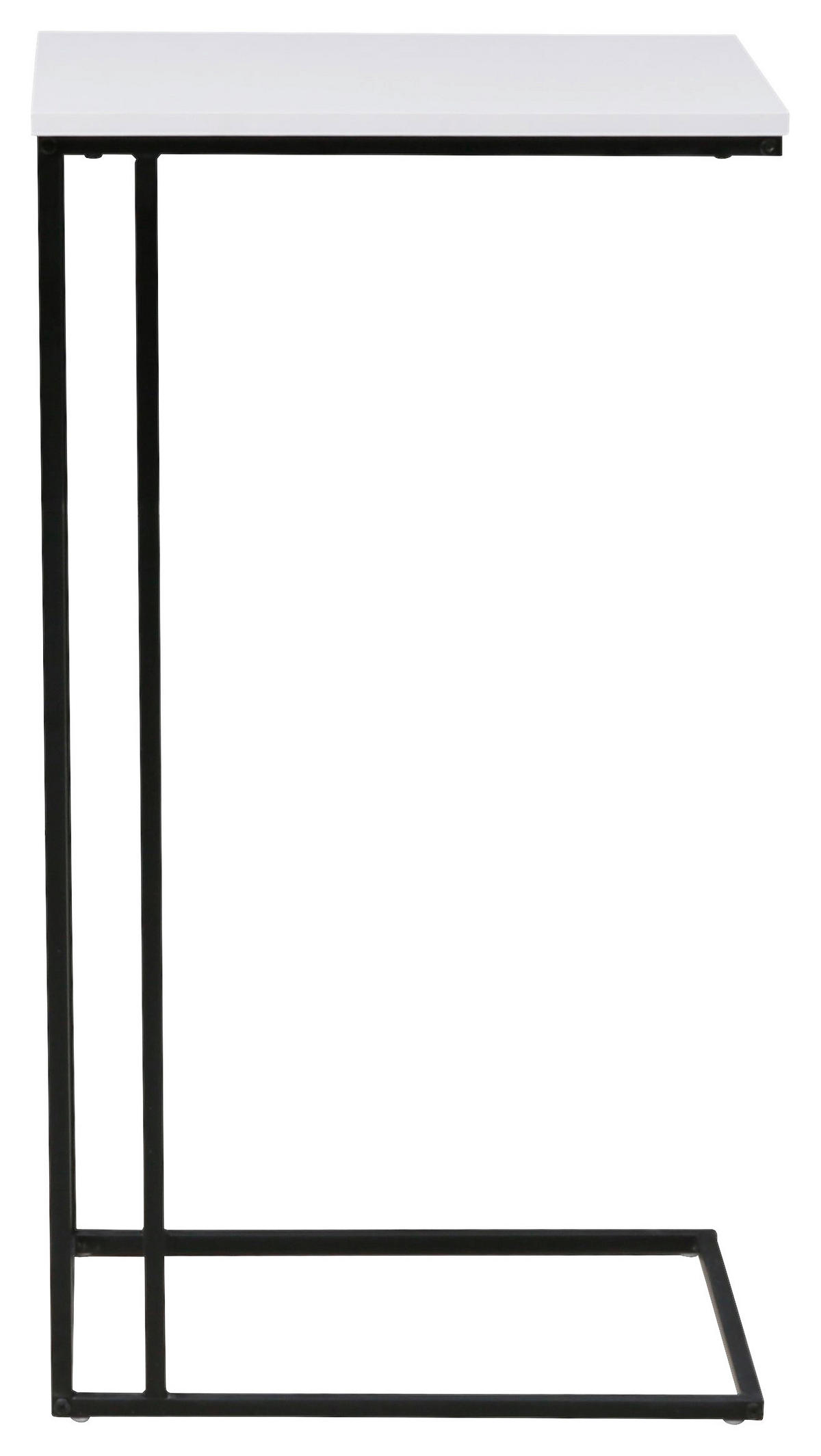 Beistelltisch Strike  B/H/T: ca. 50x91x40 cm Strike - weiß/schwarz (50,00/91,00/40,00cm)