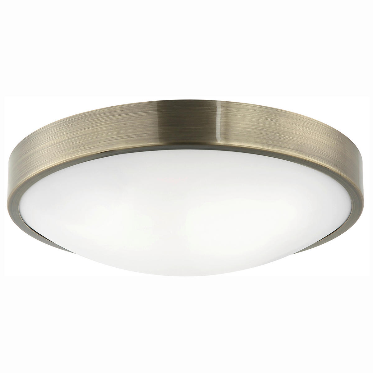 Lamkur Deckenleuchte platin Glas Stahl B/H/L: ca. 37x8x37 cm E27 2 Brennstellen JONAS - platin (37,00/37,00/8,00cm) - Lamkur