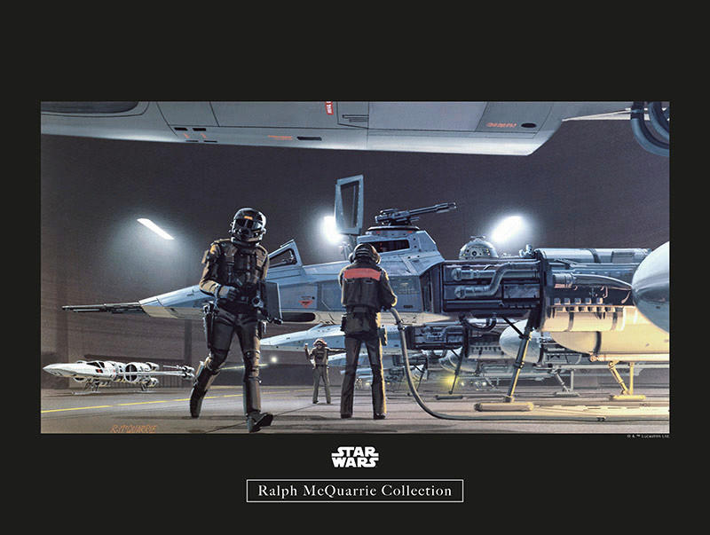 Komar Poster Star Wars Classic RMQ Yavin Y-Wing Star Wars B/L: ca. 40x30 cm günstig online kaufen