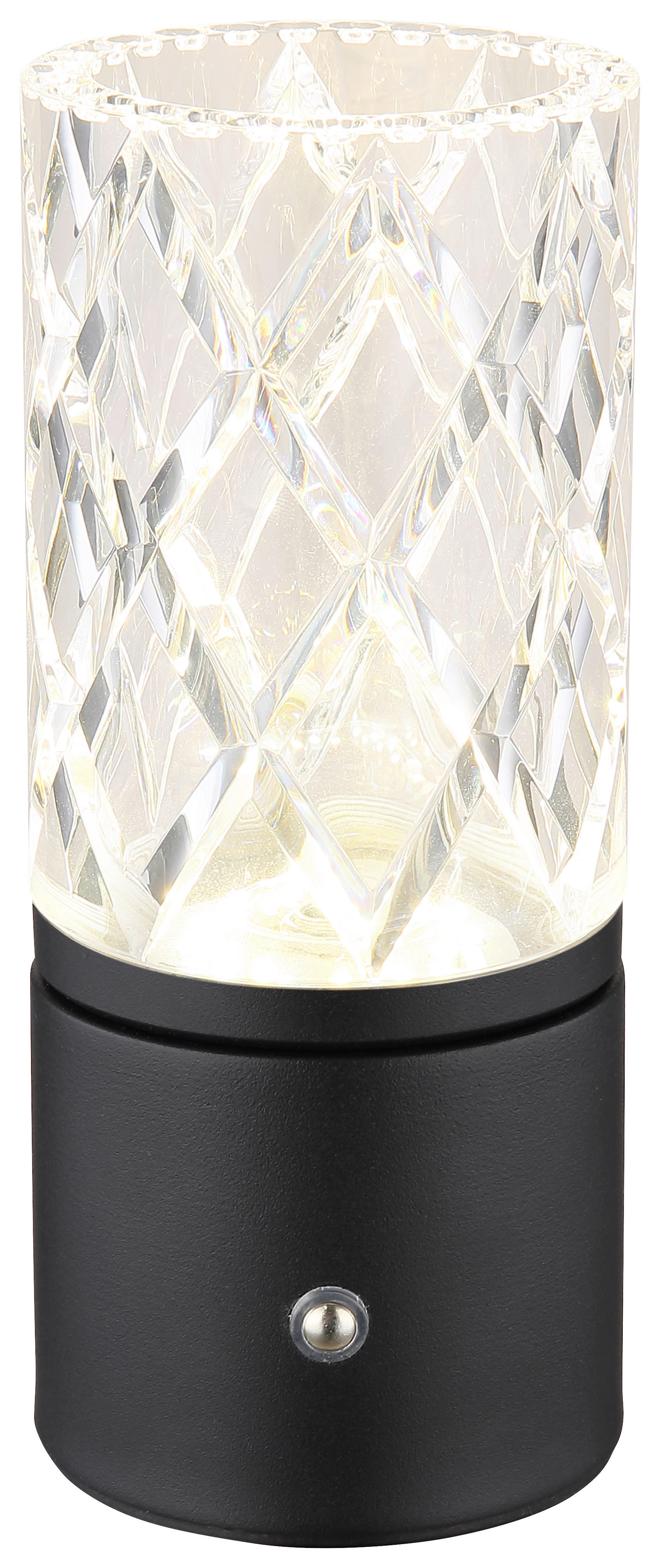 GLOBO LED-Tischleuchte schwarz Metall Acryl H/D: ca. 19x8 cm LED-Tischleuchte_Sanja - schwarz (8,00/19,00cm) - GLOBO