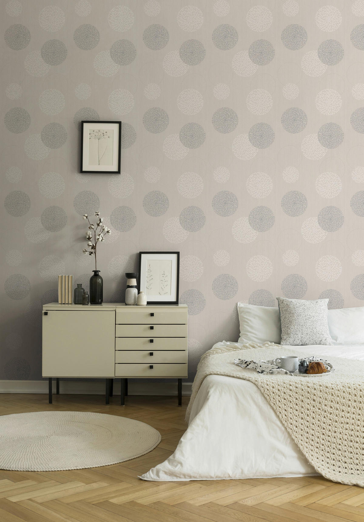 A.S.Creation Vliestapete Best of Vlies Punkte beige B/L: ca. 53x1005 cm Best of Vlies - beige (53,00/1005,00cm) - A.S.Creation