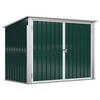 Outsunny Mülltonnenbox grün B/H/L: ca. 105x129x178 cm Mülltonnenbox 845-436V01 - grün (178,00/105,00/129,00cm) - Outsunny