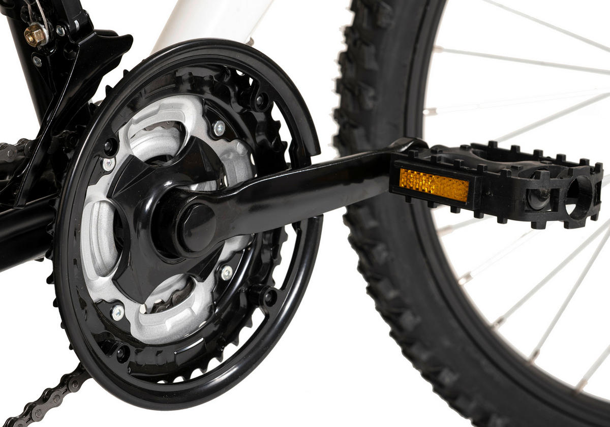 WYLD Kinder-Mountainbike Zodiac ZODIAC 24 Zoll Rahmenhöhe 38 cm 18 Gänge weiß weiß ca. 24 Zoll Zodiac - weiß - WYLD