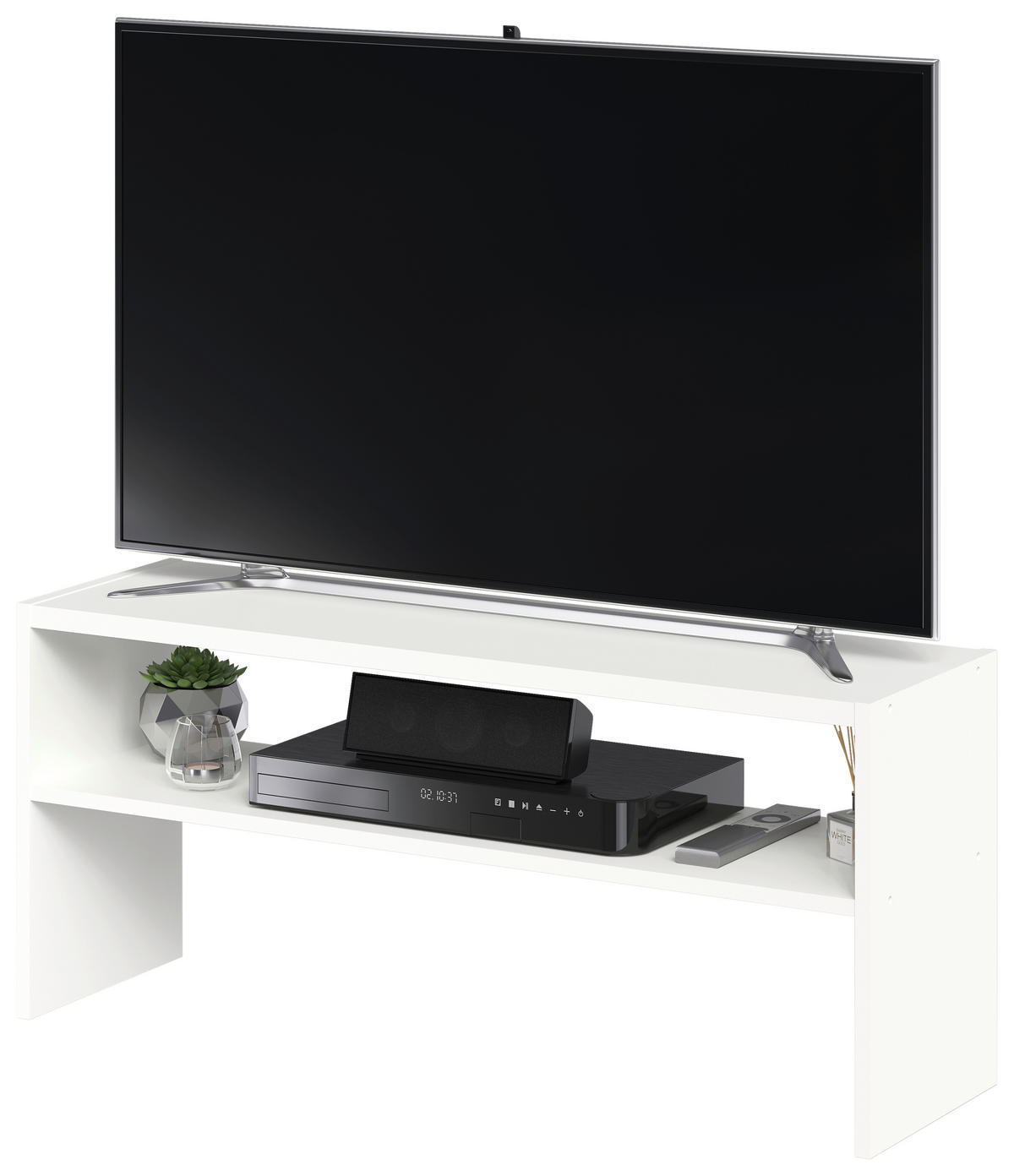 TV-Bank  weiß B/H/T: ca. 94x42x28 cm Aach_1_TV-Bank 570-001 - weiß (94,00/42,00/28,00cm)