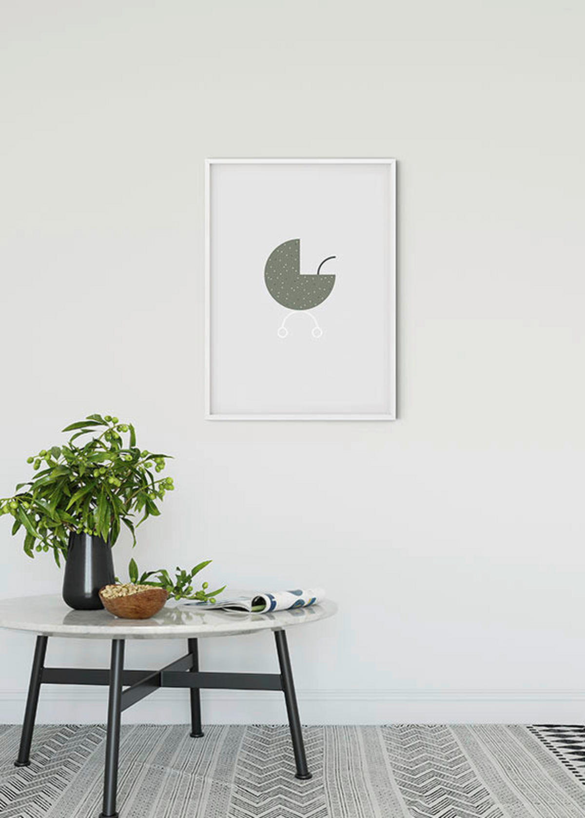 Komar Poster Baby Hello World Baby Hello World - (50,00/70,00cm) - Komar