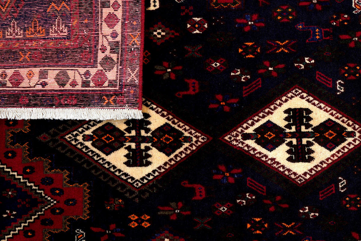 PersaTepp Teppich Afshar beige B/H/L: ca. 160x1x230 cm Afshar - beige/rot (230,00/160,00/1,00cm) - PersaTepp