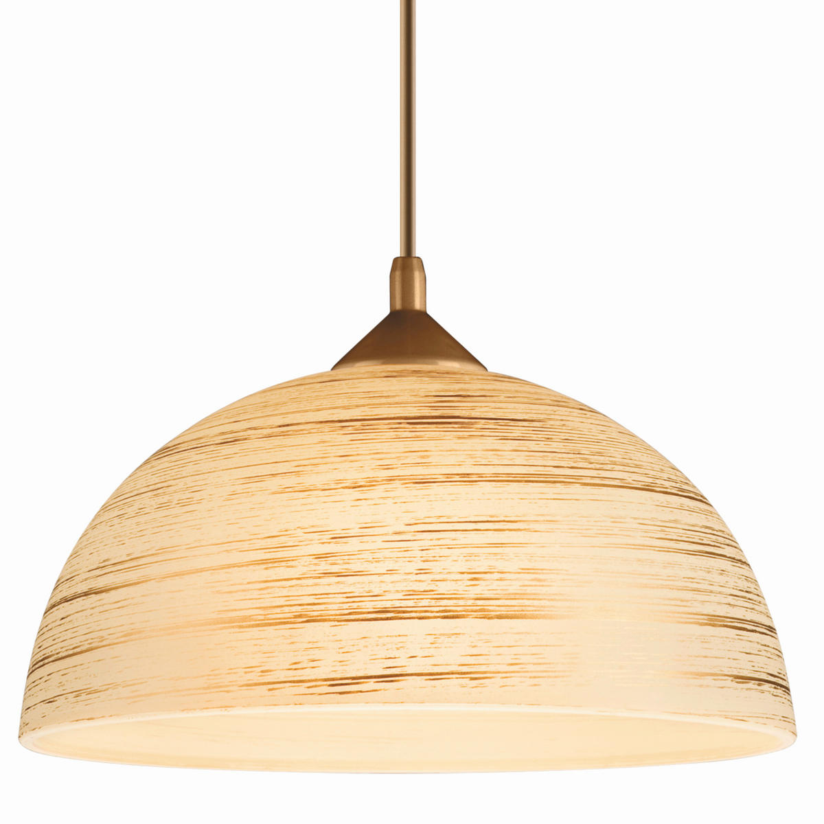 Lamkur Pendelleuchte MARCY 28026 gold Glas H/L: ca. 70x30 cm E27 1 Brennstellen Marcy - gold (30,00cm) - Lamkur
