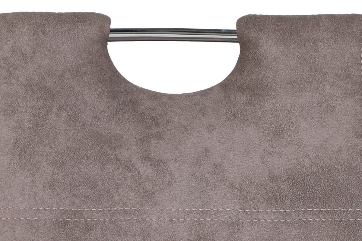 Stuhl Susi 4er Set grau Vintage Microfaser B/H/T: ca. 44x98x61 cm Susi 4er Set - grau (44,00/98,00/61,00cm) - Hela