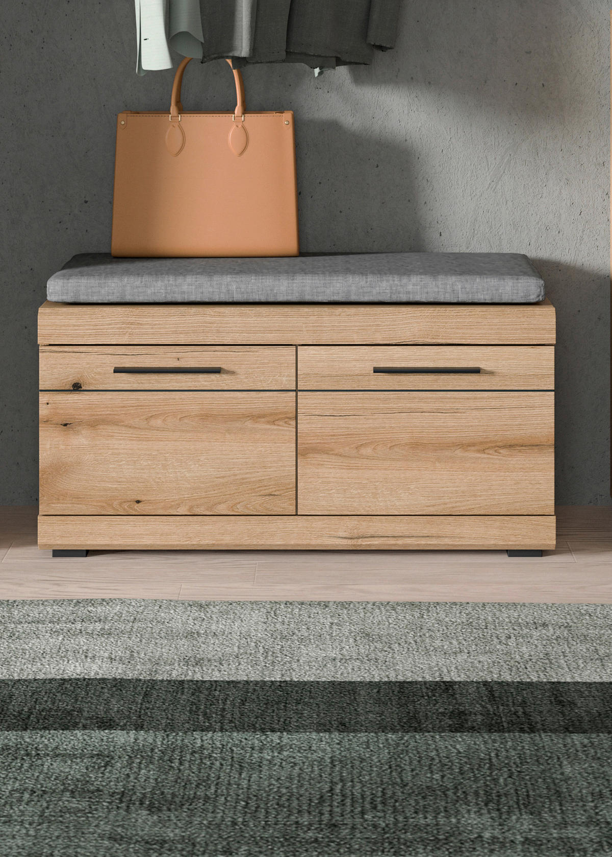 Sitzbank SCOUT Evoke Oak Nachbildung B/H/T: ca. 90x44x40 cm SCOUT - (90,00/44,00/40,00cm) - xonox.home